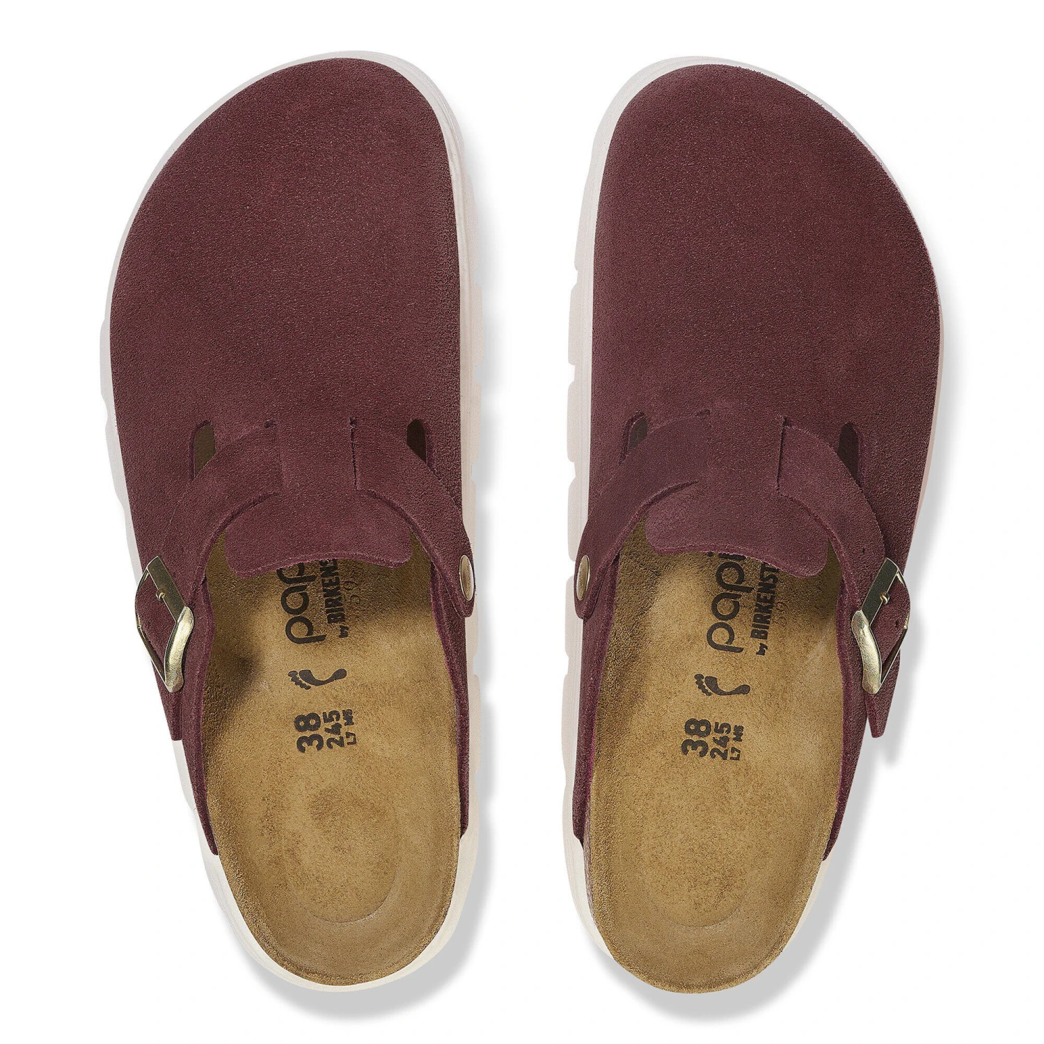 Boston Chunky Suede Leather Berry Crush 2 Boston Chunky Suede Leather Berry Crush - Image 2