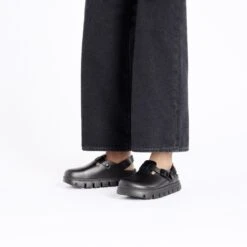 Tokio Chunky Leather Black -Birkenstock Shop 1028398 f look f