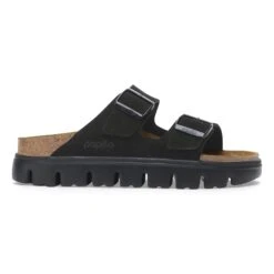 Arizona Chunky Suede Leather Black/Black 10 Arizona Chunky Suede Leather Black/Black -Birkenstock Shop 1028403 side