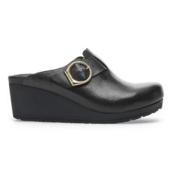 Fanny Ring-Buckle Leather Black/Black -Birkenstock Shop 1028423 side