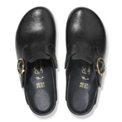 Fanny Ring-Buckle Leather Black/Black -Birkenstock Shop 1028423 top