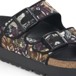 Arizona Flex Platform Nylon Brocade Black -Birkenstock Shop 1028435 detail 1