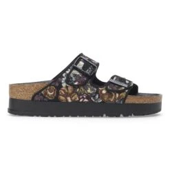Arizona Flex Platform Nylon Brocade Black -Birkenstock Shop 1028435 side