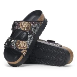 Arizona Flex Platform Nylon Brocade Black -Birkenstock Shop 1028435 sole