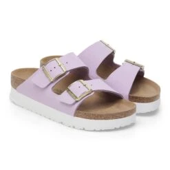Arizona Flex Platform Birkibuc Crocus -Birkenstock Shop 1028440 pair