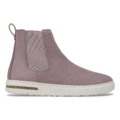 Birkenstock Bend Chelsea Suede Leather Faded Purple -Birkenstock Shop 1028472 side