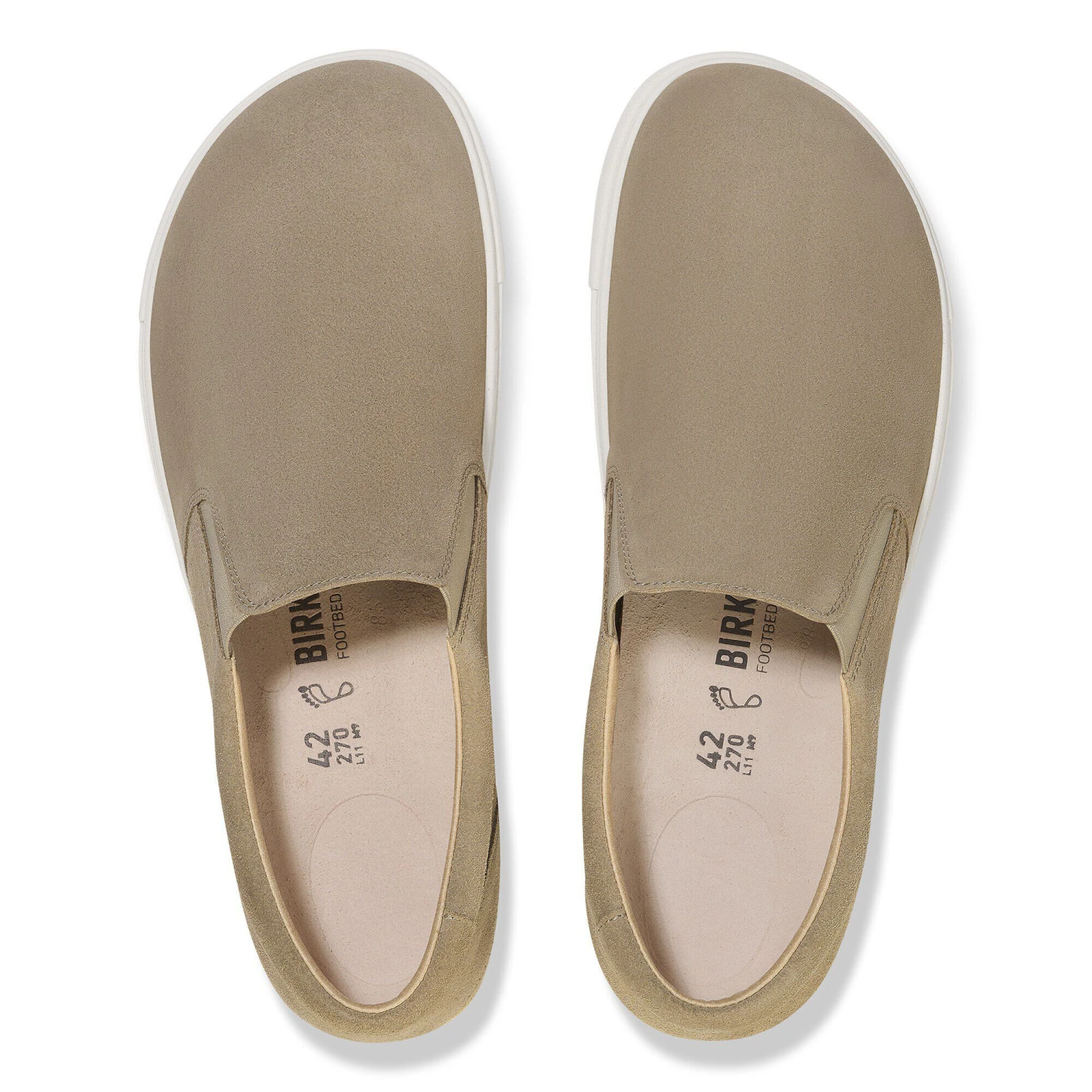 Birkenstock Oswego Suede Leather Taupe 2 Birkenstock Oswego Suede Leather Taupe - Image 2