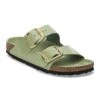Birkenstock Arizona Big Buckle Natural Leather Patent High-Shine Green Tea -Birkenstock Shop 1028604