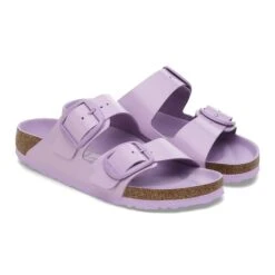Birkenstock Arizona Big Buckle Natural Leather Patent High-Shine Crocus Tonal Buckle 13 Birkenstock Arizona Big Buckle Natural Leather Patent High-Shine Crocus Tonal Buckle -Birkenstock Shop 1028608 pair