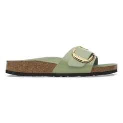 Birkenstock Madrid Big Buckle Natural Leather Patent High-Shine Green Tea 10 Birkenstock Madrid Big Buckle Natural Leather Patent High-Shine Green Tea -Birkenstock Shop 1028609 side