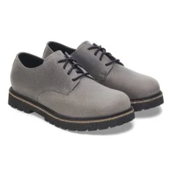 Birkenstock Highwood Lace Low Leather Graphite -Birkenstock Shop 1028616 pair