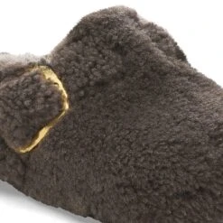 Birkenstock Boston Big Buckle Shearling Concrete Gray -Birkenstock Shop 1028628 detail 1