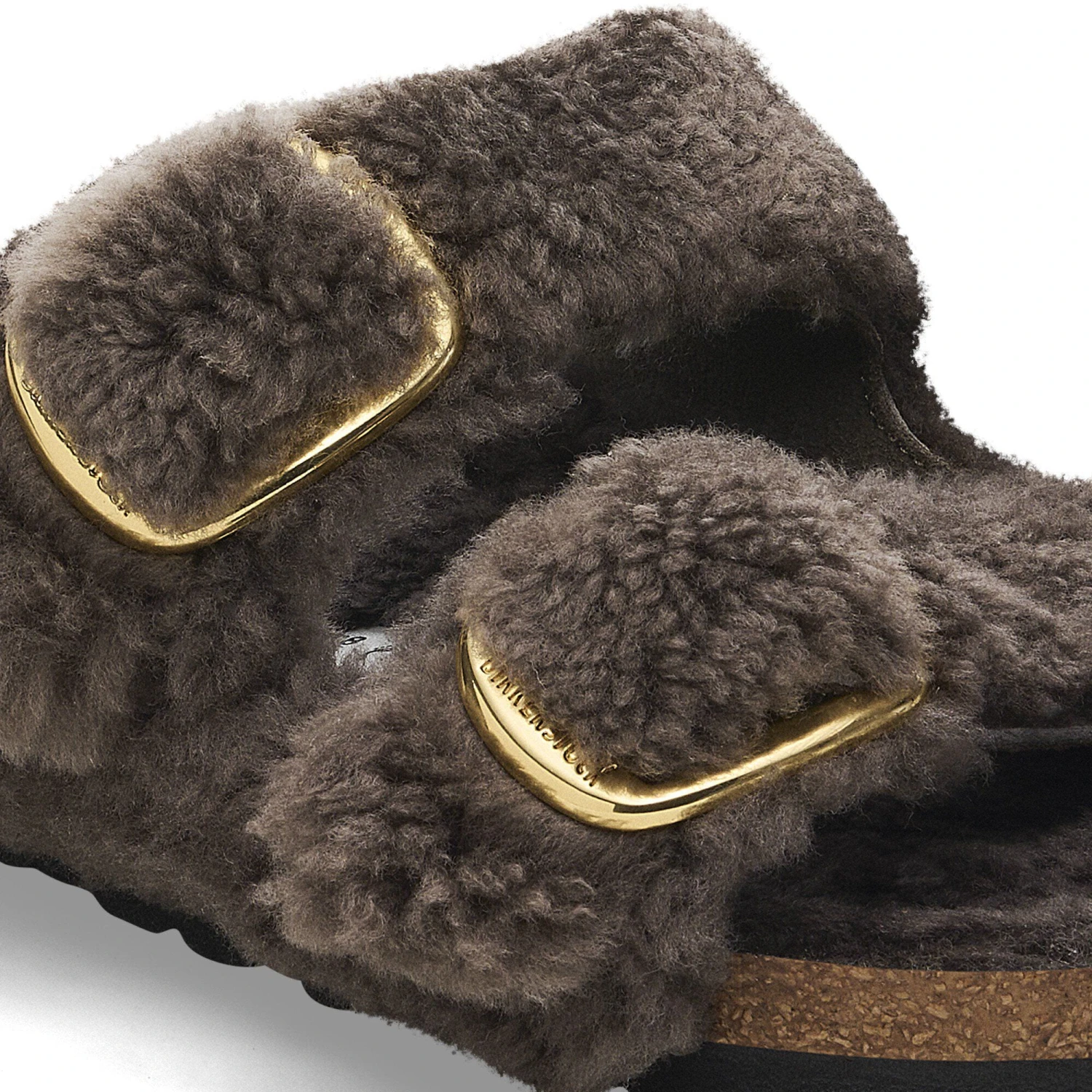 Birkenstock Arizona Big Buckle Shearling Concrete Gray 6 Birkenstock Arizona Big Buckle Shearling Concrete Gray - Image 6