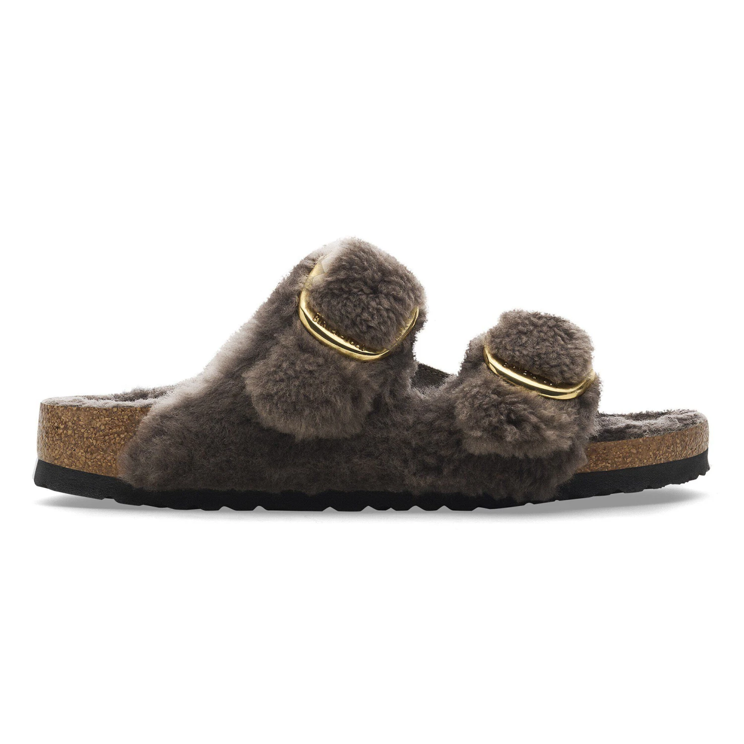 Birkenstock Arizona Big Buckle Shearling Concrete Gray 3 Birkenstock Arizona Big Buckle Shearling Concrete Gray - Image 3