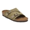 Birkenstock Zürich Canvas Natural Fibre Faded Khaki -Birkenstock Shop 1028755