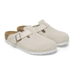 Birkenstock Boston Canvas Natural Fibre Eggshell -Birkenstock Shop 1028790 pair