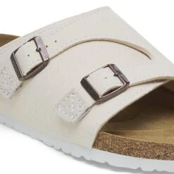 Birkenstock Zürich Canvas Natural Fibre Eggshell -Birkenstock Shop 1028800 detail 1