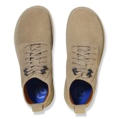 Birkenstock Highwood Lace Mid Men Suede Leather Taupe -Birkenstock Shop 1028920 top