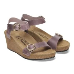 Soley Ring-Buckle Oiled Leather Lavender -Birkenstock Shop 1029043 pair