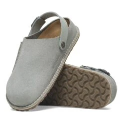Birkenstock Lutry Premium Suede Suede Leather Pure Sage 12 Birkenstock Lutry Premium Suede Suede Leather Pure Sage -Birkenstock Shop 1029051 sole
