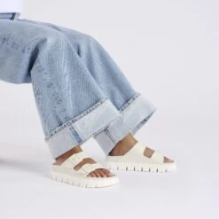 Arizona Chunky Leather Eggshell -Birkenstock Shop 1029067 f look f