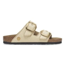 Birkenstock Arizona Big Buckle Textile Raffia Naturale -Birkenstock Shop 1029071 side