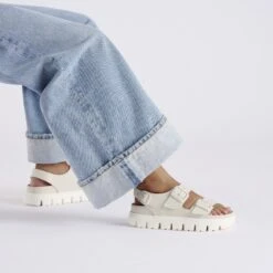 Milano Chunky Leather Eggshell -Birkenstock Shop 1029074 f look f