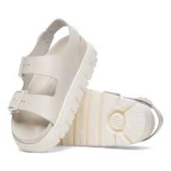 Milano Chunky Leather Eggshell -Birkenstock Shop 1029074 sole