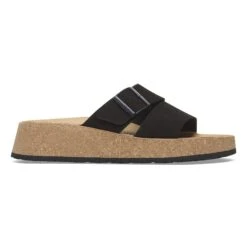 Almina Nubuck Leather Black 10 Almina Nubuck Leather Black -Birkenstock Shop 1029100 side