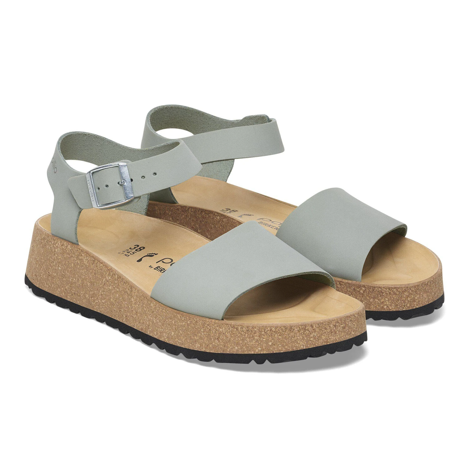 Glenda Nubuck Leather Pure Sage 7 Glenda Nubuck Leather Pure Sage - Image 7