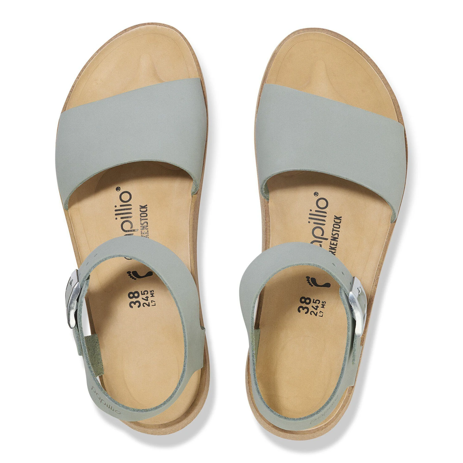 Glenda Nubuck Leather Pure Sage 2 Glenda Nubuck Leather Pure Sage - Image 2