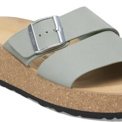 Almina Nubuck Leather Pure Sage -Birkenstock Shop 1029103 detail 1