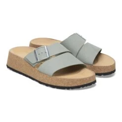 Almina Nubuck Leather Pure Sage -Birkenstock Shop 1029103 pair