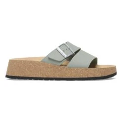 Almina Nubuck Leather Pure Sage -Birkenstock Shop 1029103 side