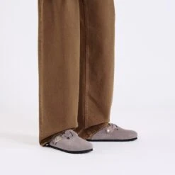 Birkenstock Boston Braided Suede Leather Faded Purple -Birkenstock Shop 1029115 f look f