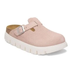 Boston Chunky Suede Leather Light Rose