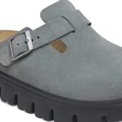 Boston Chunky Suede Leather Basalt Gray/ Black 11 Boston Chunky Suede Leather Basalt Gray/ Black -Birkenstock Shop 1029142 detail 1