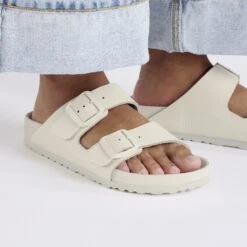 Birkenstock Arizona Leather Eggshell -Birkenstock Shop 1029147 f closeup f