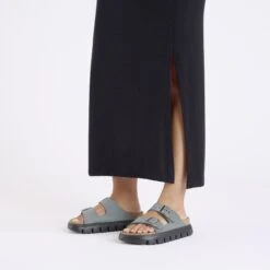 Arizona Chunky Suede Leather Basalt Gray/ Black 11 Arizona Chunky Suede Leather Basalt Gray/ Black -Birkenstock Shop 1029150 f look f