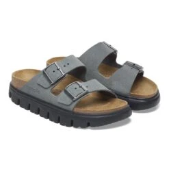 Arizona Chunky Suede Leather Basalt Gray/ Black 12 Arizona Chunky Suede Leather Basalt Gray/ Black -Birkenstock Shop 1029150 pair