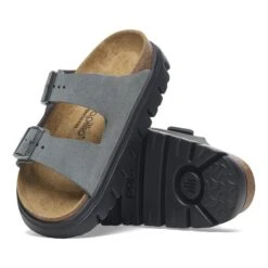 Arizona Chunky Suede Leather Basalt Gray/ Black 14 Arizona Chunky Suede Leather Basalt Gray/ Black -Birkenstock Shop 1029150 sole