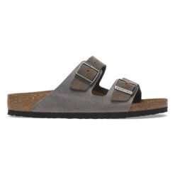 Birkenstock Arizona Mixed Leather Concrete Gray 8 Birkenstock Arizona Mixed Leather Concrete Gray -Birkenstock Shop 1029159 side