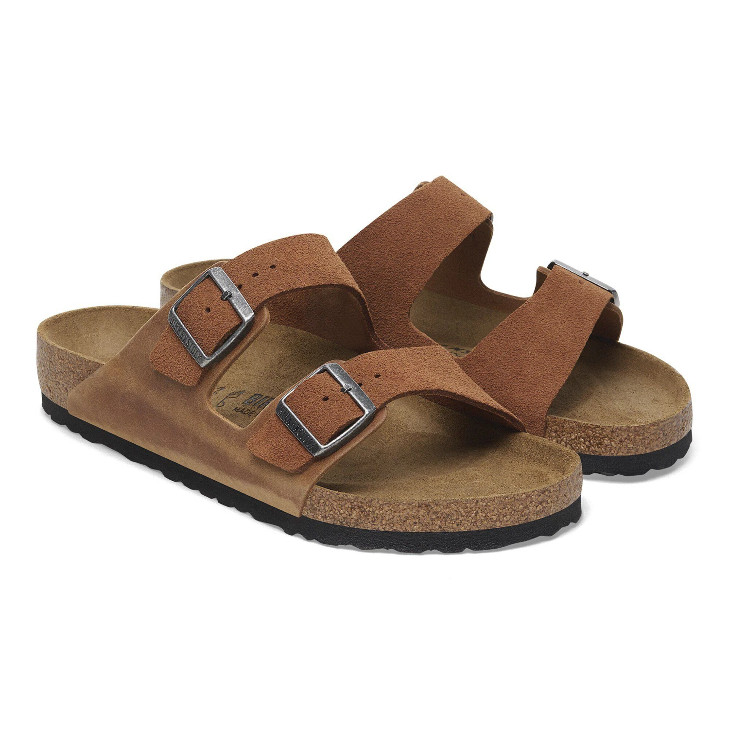 Birkenstock Arizona Mixed Leather Cognac 4 Birkenstock Arizona Mixed Leather Cognac - Image 4