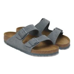 Birkenstock Arizona Suede Leather Basalt Gray -Birkenstock Shop 1029192 pair