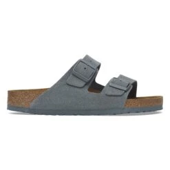 Birkenstock Arizona Suede Leather Basalt Gray -Birkenstock Shop 1029192 side