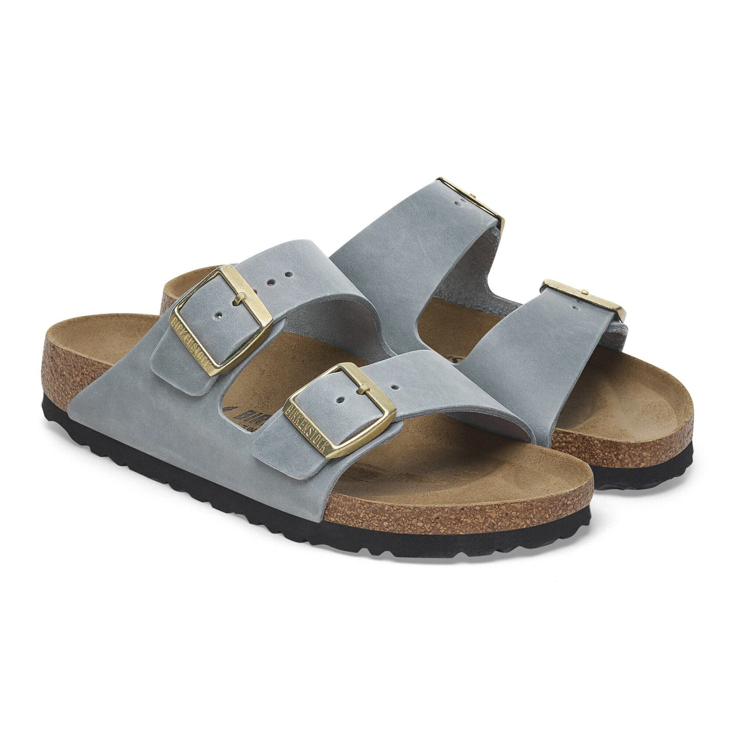 Birkenstock Arizona Oiled Leather Basalt Gray 4 Birkenstock Arizona Oiled Leather Basalt Gray - Image 4