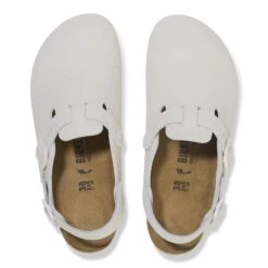 Birkenstock Tokio Suede Leather Antique White -Birkenstock Shop 1029198 top