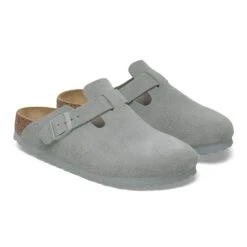 Birkenstock Boston Suede Leather Pure Sage -Birkenstock Shop 1029212 pair