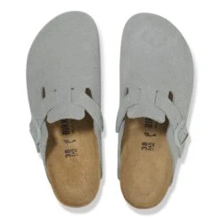 Birkenstock Boston Suede Leather Pure Sage -Birkenstock Shop 1029212 top