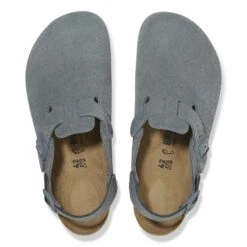 Birkenstock Tokio Suede Leather Basalt Gray -Birkenstock Shop 1029217 top